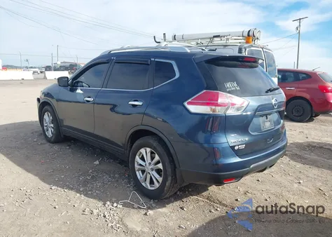 2015 Nissan Rogue Sv from USA, damaged, VIN KNMAT2MT3FP549204